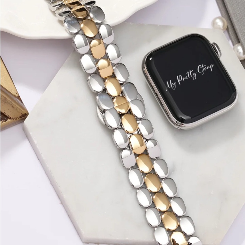 Slim Honeycomb Apple Watch strap for women. 38/40/41mm. New - never been worn